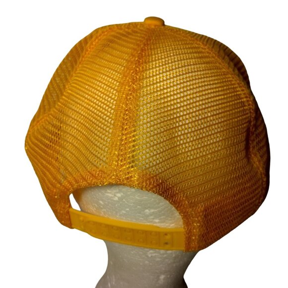 Lions Club International Elkins West Virginia Cap Hat Gold Mesh Trucker Cobra - Picture 6 of 14